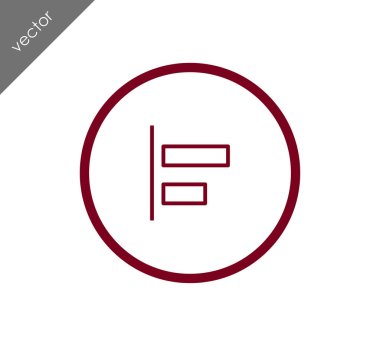 Yatay hizalama nesnelerin sol