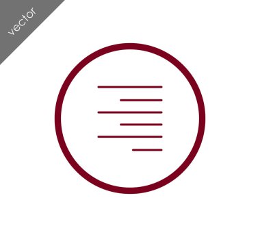 Yazı tipi simgesi Hizala