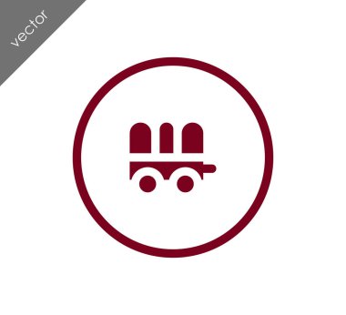 Karavan basit simgesi