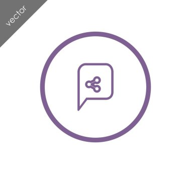 Sohbet simgesi tasarım