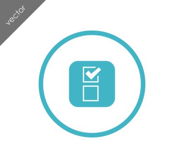 onay işareti simgesi.