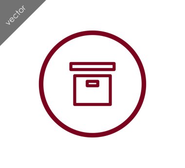 Arşiv kutusu simgesi