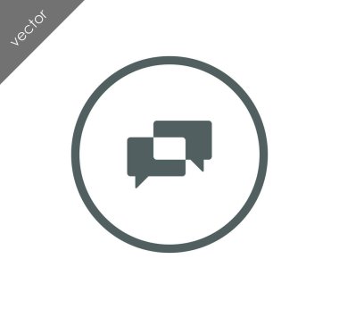 Konuşma simgesini simgeleri 