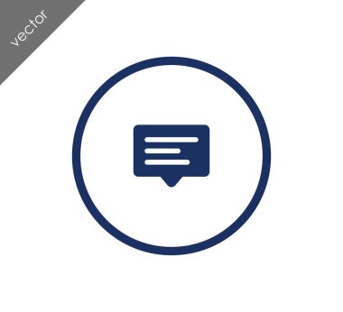 Metin balonu simgesinin