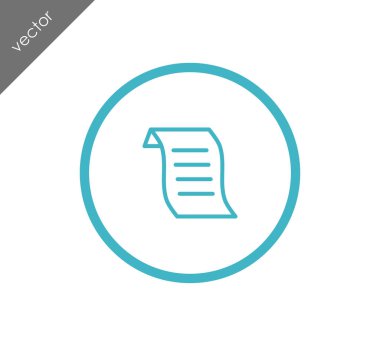 Belge simgesi tasarım 