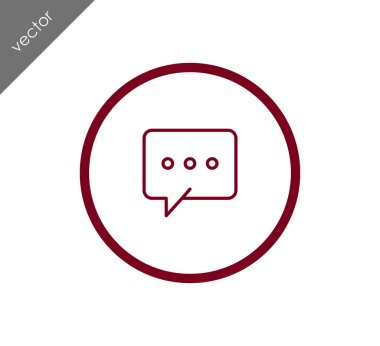 Sohbet simgesi tasarım