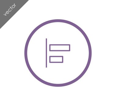 Yatay hizalama nesnelerin sol