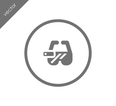 3d gözlük illüstrasyonu