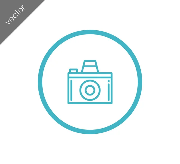 Foto camera pictogram — Stockvector