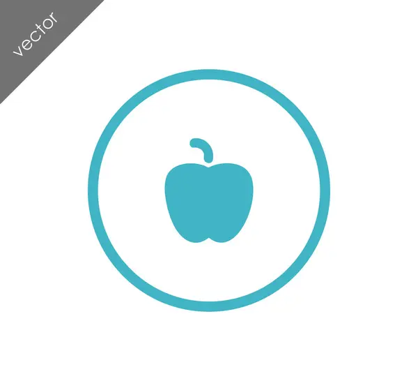 Icono simle de Apple — Vector de stock