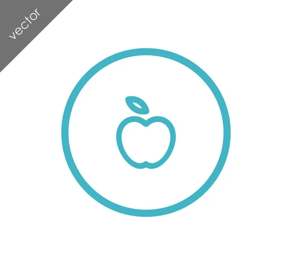 Icono simle de Apple — Vector de stock