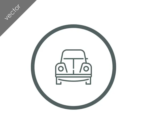 Иконка автомобиля жука — стоковый вектор