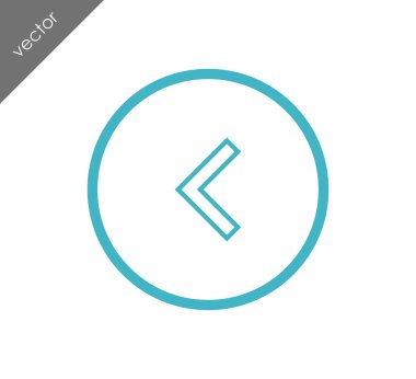 sol navigasyon ok simgesi