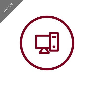 Masaüstü bilgisayar simgesi  