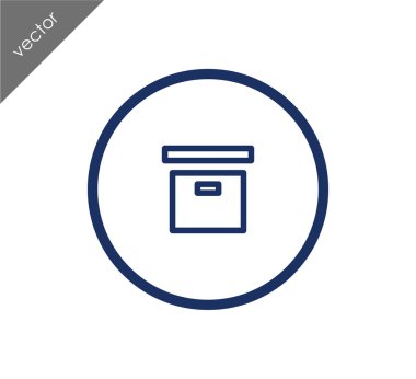 Arşiv kutusu simgesi