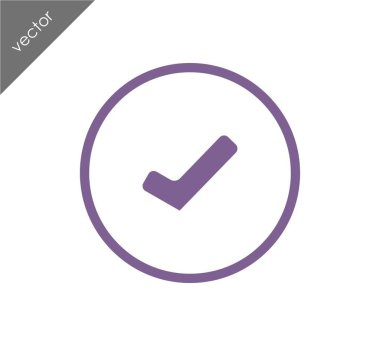 onay işareti simgesi.