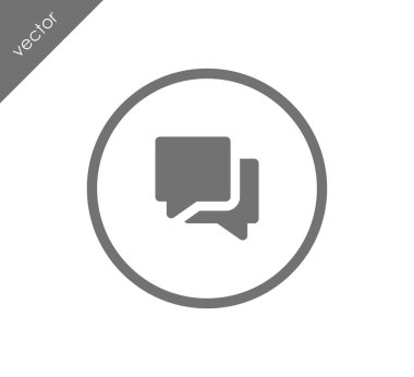 Konuşma simgesini simgeleri 