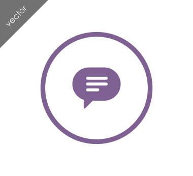 Metin balonu simgesinin