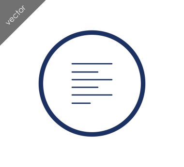 Yazı tipi simgesi Hizala