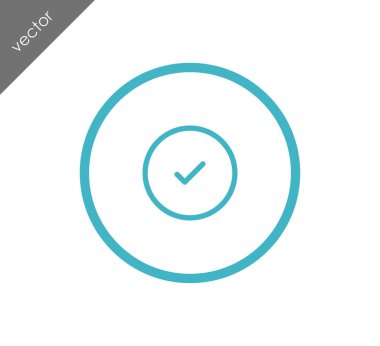 onay işareti simgesi.