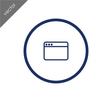 Basit tarayıcı simgesi