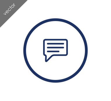 Metin balonu simgesinin