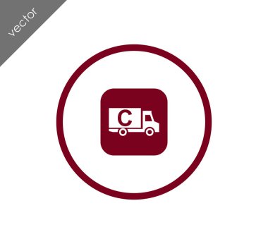 Kargo kamyonu simgesi
