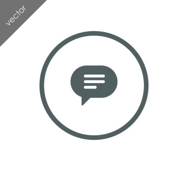 Metin balonu simgesinin