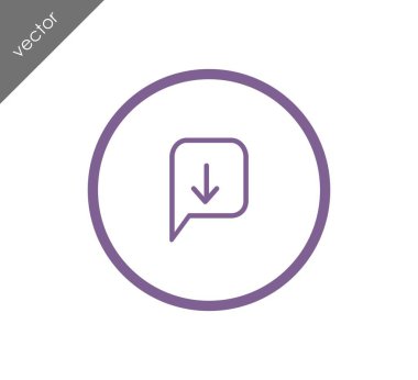 Sohbet simgesi tasarım