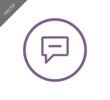 Metin balonu simgesinin