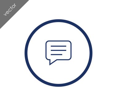 Metin balonu simgesinin