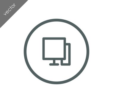 Masaüstü bilgisayar simgesi  