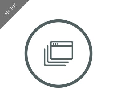 Basit tarayıcı simgesi