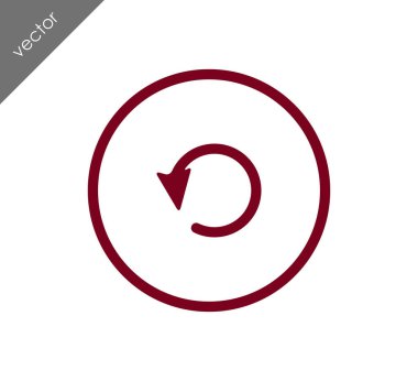 Döndürme sol simgesi