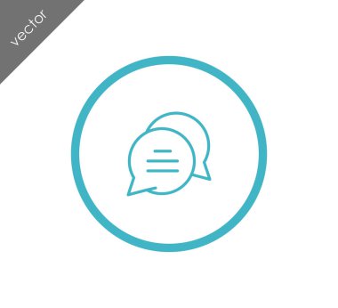 konuşma balonları simgesi 