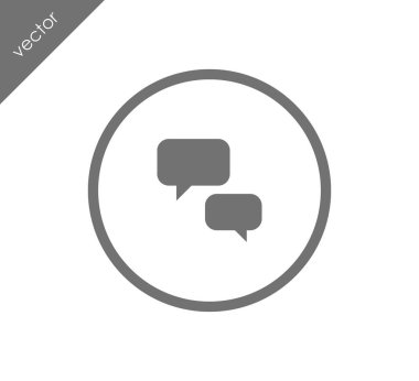 Konuşma simgesini simgeleri 