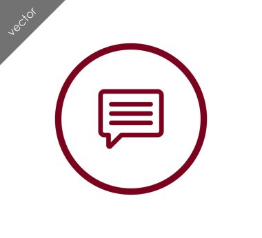 Metin balonu simgesinin