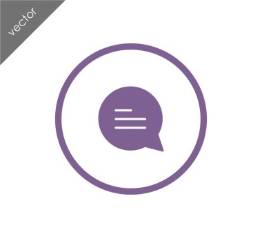 Metin balonu simgesinin