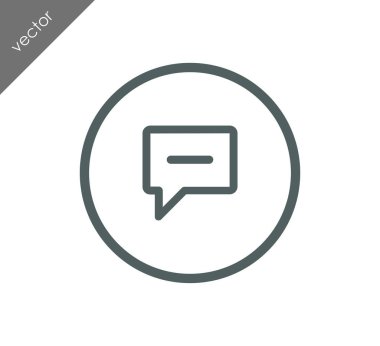 Metin balonu simgesinin