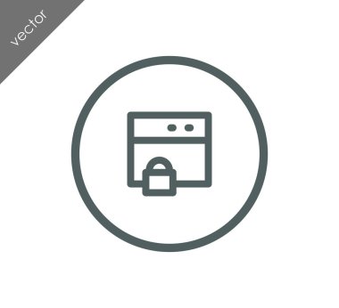 Web sayfası güvenlik simgesi