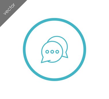 konuşma balonları simgesi 