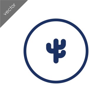 Kaktüs simge tasarım