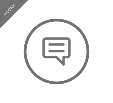 Metin balonu simgesinin