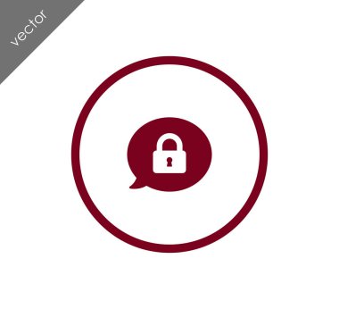 Kilitli sohbet simgesi