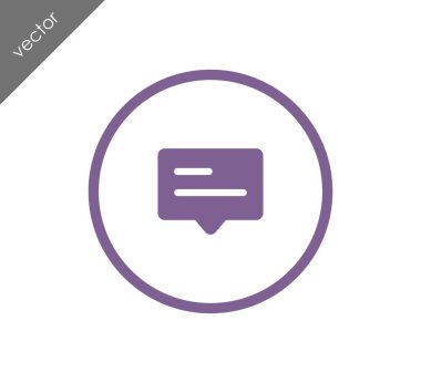 Metin balonu simgesinin