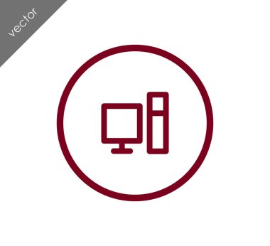 Masaüstü bilgisayar simgesi  