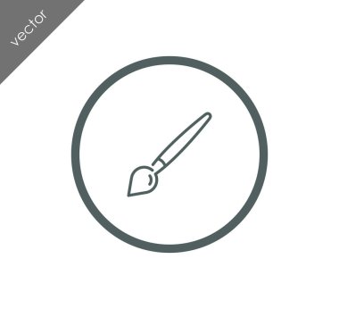 Boyama fırça simgesini