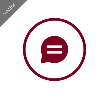 Metin balonu simgesinin