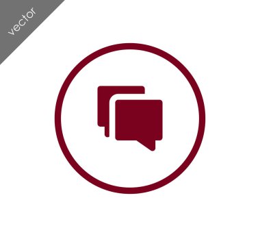 Konuşma simgesini simgeleri 