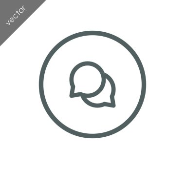 Sohbet simgesi tasarım